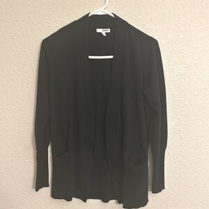 Women’s black cardigan size medium.